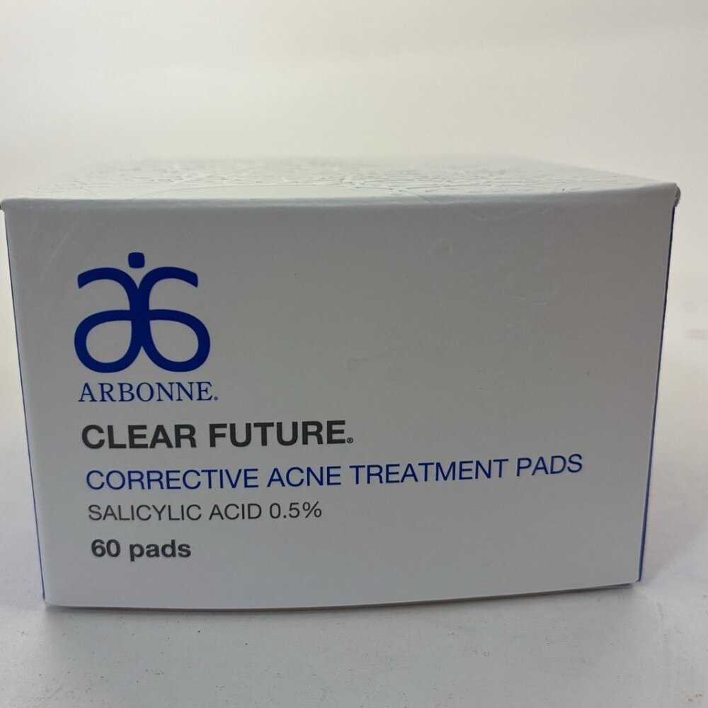 Arbonne Clear Future Corrective Acne Treatment Pads (60 Pads New) Exp 04/2026